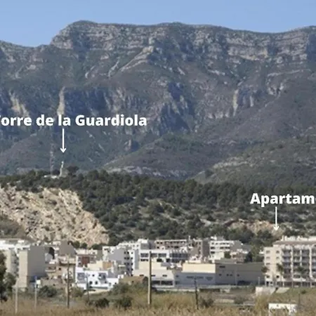 Acogedor Y Luminoso Apartamento Con Vistas Despejadas, Al Mar, Y A La Torre Medieval De La Guardiola - Ascensor - Nombre Apartamento Arena - Apartment *